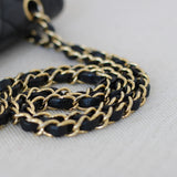 Vintage Chanel Black Caviar Medium Classic Flap with 24k Gold Hardware