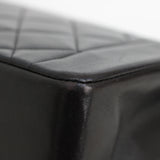 Vintage Chanel Black Lambskin Small Diana with 24k Gold Hardware