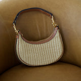 Celine Raffia Ava Shoulder Bag