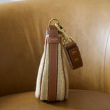 Celine Raffia Ava Shoulder Bag