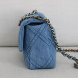 Chanel 22P Denim Small 19 Flap with Mixed-Metal Hardware