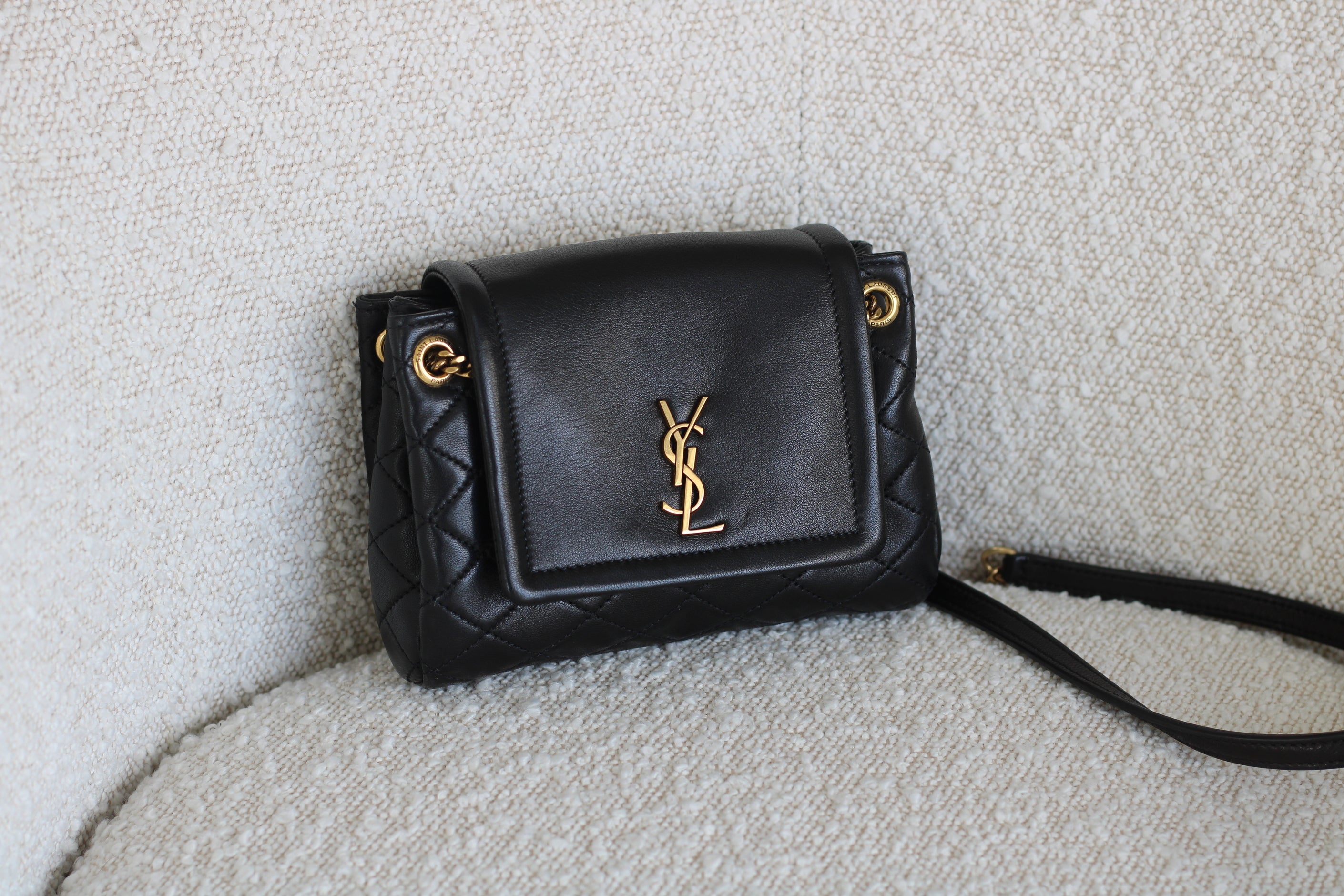 Preloved luxury handbag collection by Saint Laurent
