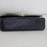 Chanel Black Caviar Medium Classic Flap with Gold Hardware
