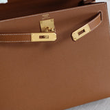 Hermès Gold Epsom Kelly 28 Gold Hardware