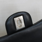 Chanel Black Lambskin Mini Square with Silver Hardware