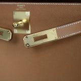 Hermès Gold Epsom Kelly 28 Gold Hardware