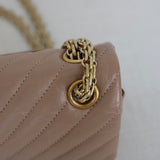 Chanel 16A Beige Calfskin 224 (Mini Size) Reissue 2.55 with Aged Gold Hardware