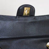 Chanel Black Caviar Medium Classic Flap with Gold Hardware