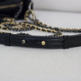 Chanel 17A Black Lambskin Gabrielle Hobo with Mixed-Metal Hardware