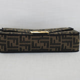 Fendi FF Jacquard Baguette Bag