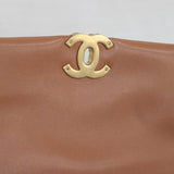 Chanel 21K Caramel Lambskin Medium 19 with Mixed-Metal Hardware