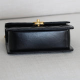 Chanel 24C Black Calfskin Mini My Perfect Bag with Aged Gold Hardware