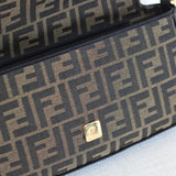 Fendi FF Jacquard Baguette Bag