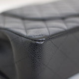 Chanel Black Caviar Medium Classic Flap with Gold Hardware