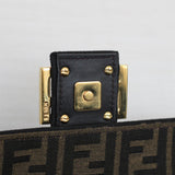 Fendi FF Jacquard Baguette Bag