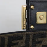 Fendi FF Jacquard Baguette Bag