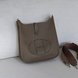 Hermès Etoupe Clemence Evelyne PM III Palladium Hardware