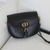 Dior Black Calfskin Medium Bobby Bag