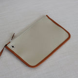 Hermès Beton Naturel Military Toile Herbag Zip 31 Palladium Hardware