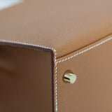Hermès Gold Epsom Kelly 28 Gold Hardware