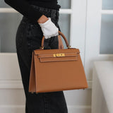 Hermès Gold Epsom Kelly 28 Gold Hardware