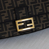 Fendi FF Jacquard Baguette Bag