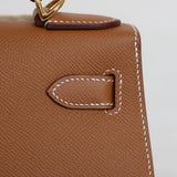 Hermès Gold Epsom Kelly 28 Gold Hardware