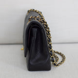 Chanel Black Caviar Medium Classic Flap with Gold Hardware