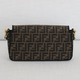 Fendi FF Jacquard Baguette Bag