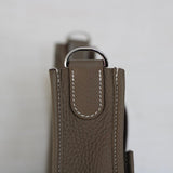 Hermès Etoupe Clemence Evelyne PM III Palladium Hardware