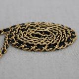 Chanel Black Caviar Wallet on Chain with Gold Hardware
