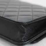Chanel Black Caviar Wallet on Chain with Light Gold Hardware