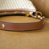 Celine Raffia Ava Shoulder Bag