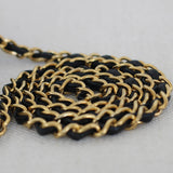 Vintage Chanel Black Lambskin 20cm Square with 24k Gold Hardware