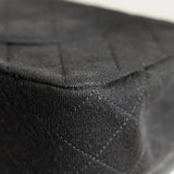 Vintage Chanel Black Jersey Medium Classic Flap with 24k Gold Hardware