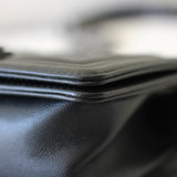 Chanel Black Caviar Small Boy with Ruthenium Hardware