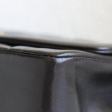 Vintage Chanel Black Lambskin Small Diana with 24k Gold Hardware