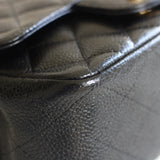 Chanel Black Caviar Mini Square with Gold Hardware