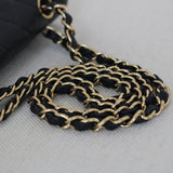 Vintage Chanel Black Caviar Small Classic Flap with 24k Gold Hardware