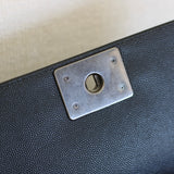 Chanel Black Caviar Small Boy with Ruthenium Hardware