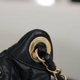 Chanel Black Lambskin Belt Me Up Waist Bag with Light Gold Hardware