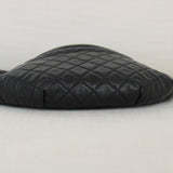 Chanel Black Lambskin Belt Me Up Waist Bag with Light Gold Hardware