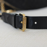 Chanel Black Lambskin Belt Me Up Waist Bag with Light Gold Hardware