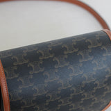 Celine Tan Canvas Medium Folco Triomphe