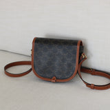 Celine Tan Canvas Medium Folco Triomphe