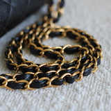 Vintage Chanel Black Caviar Small Classic Flap with 24k Gold Hardware