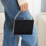 Louis Vuitton Black Satin Monogram Ange PM