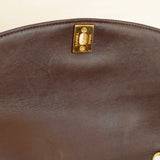 Vintage Chanel Chocolate Lambskin Medium Diana with 24k Gold Hardware