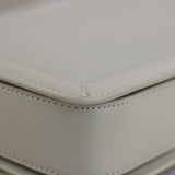 Saint Laurent Cream Calfskin Medium Solferino Bag