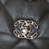 Chanel 22S Black Lambskin Small 19 with Mixed-Metal Hardware